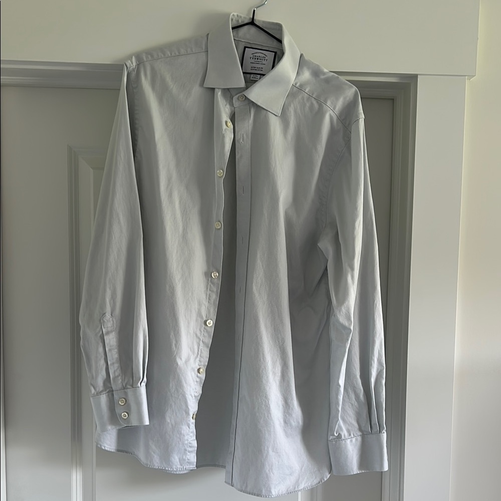 Men's White Dress Shirt by Charles tyrwhitt